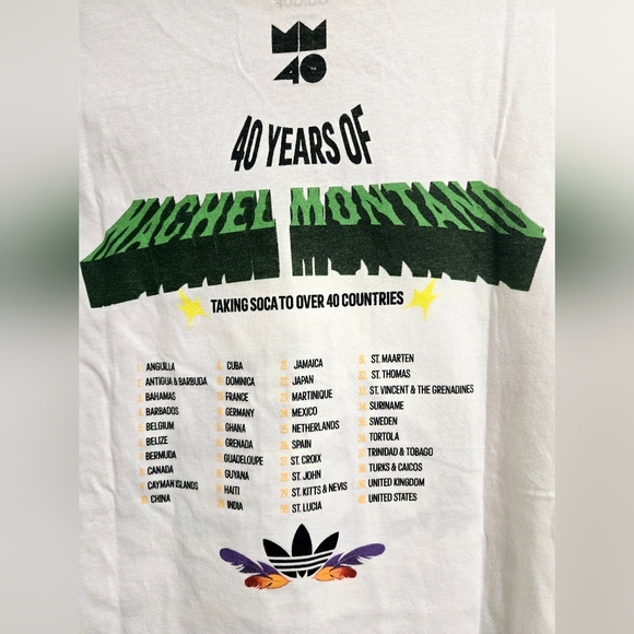 Machel Montano x Adidas Collab Tshirt - Picture 4 of 5